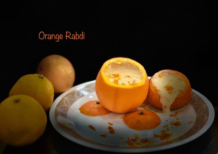Recipe of Homemade Orange 🍊 Rabdi