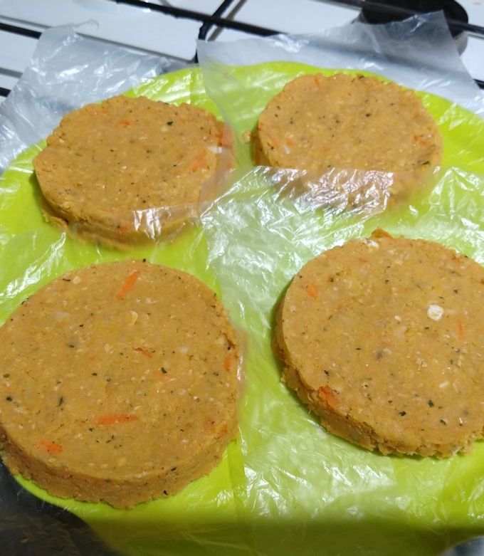 Una foto de Hamburguesas de garbanzos