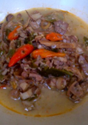 Foto resep Lodeh jantung pisang-teri