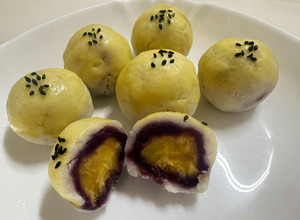 偽月餅的地瓜薯泥 的食譜成品照片