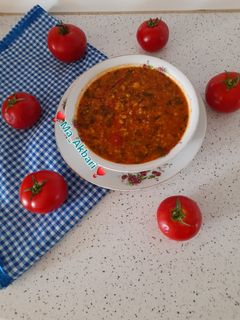 عکسی از دستور شله گوجه‌فرنگی(آذربایجان)