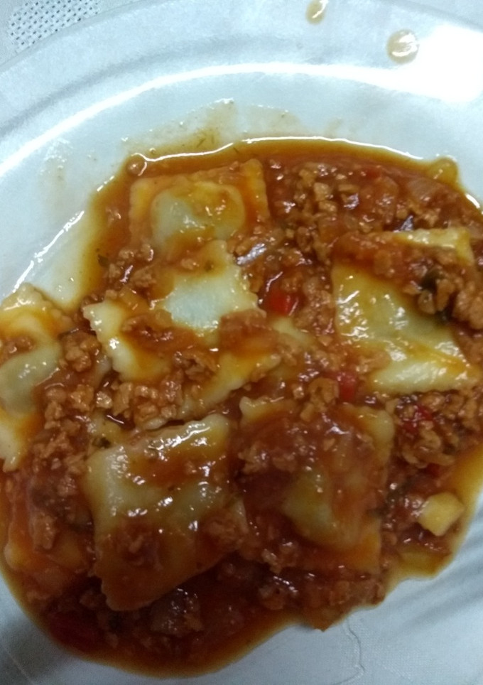 Una foto de Salsa boloñesa vegana para acompañar pastas