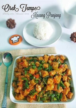 Foto resep Orek Tempe Kacang Panjang