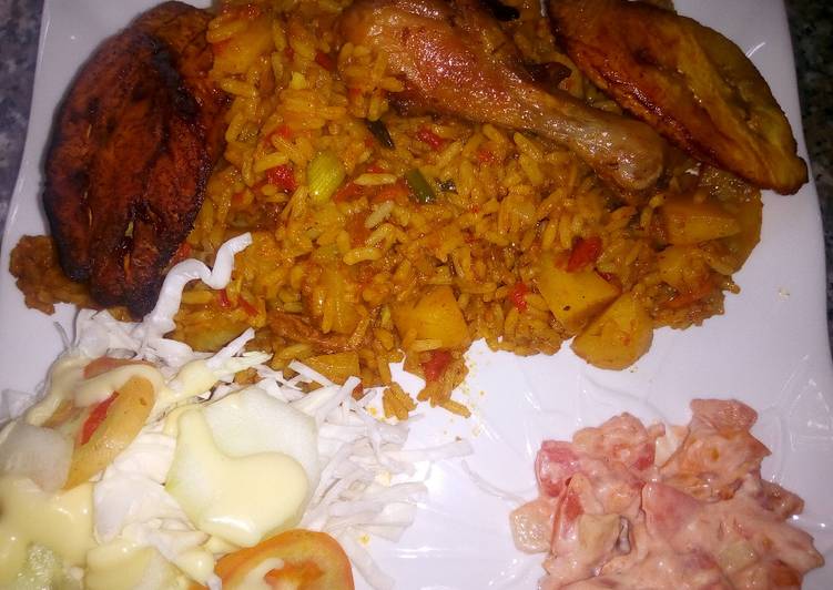 Recipe of Any-night-of-the-week Special jollof rice…#jollof rice contest#