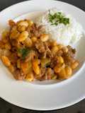 Guiso de frijol verde