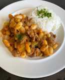 Guiso de frijol verde