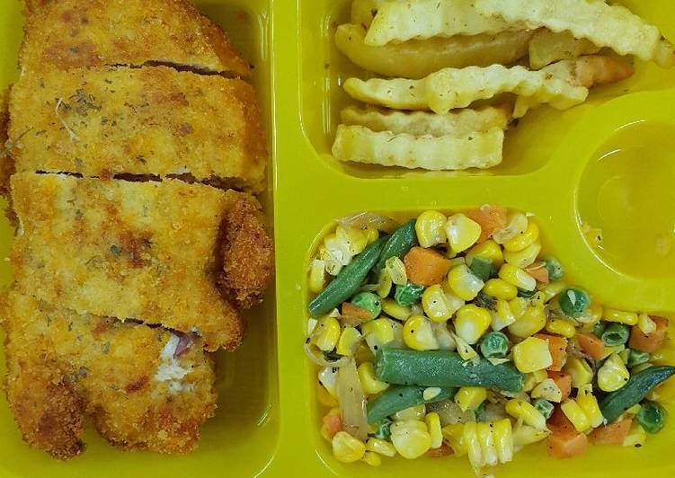 Cara Gampang Menyiapkan Chicken Cordon Bleu anti ribet Anti Gagal