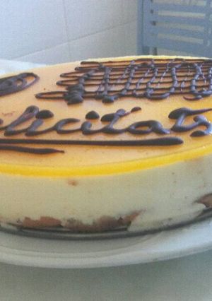 Foto principal de Mousse de mandarina con queso fresco batido