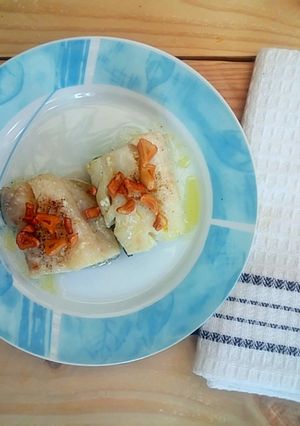 Foto principal de Bacalao confitado con ajos