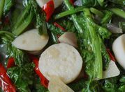 Gambar tumis daun kale