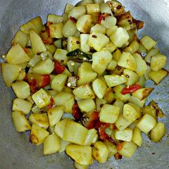 A picture of Potato Fenugreek Stir Fry.
