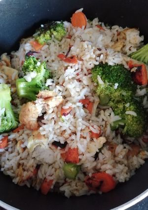 Une photo de Riz au légumes