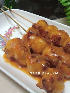 Foto resep Pentol Bakar Bumbu Kacang