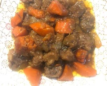 How To Cooking Recipe Braised beef ribs with onion and carrot Restaurant Style