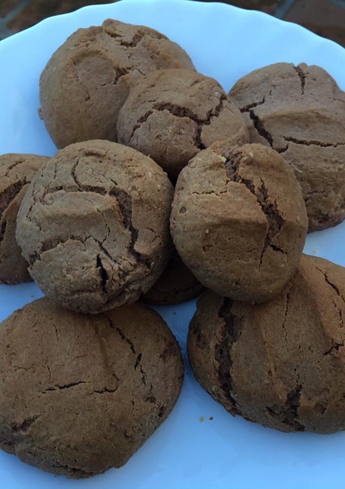 Una foto de Galletas con crema de cacahuete y cacao