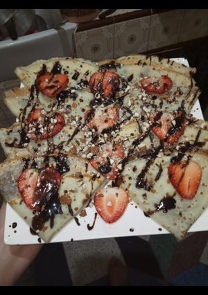 صورة لوصفة كريب بصوص شكولاته
