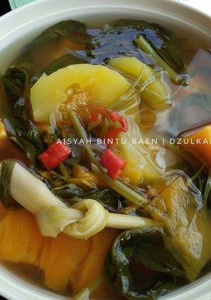 Foto resep Gengan Asam Urang Kutai / Sayur Asam Ubi Jalar