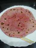 Beetroot chapati