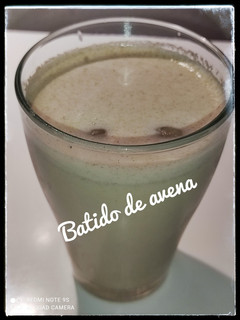 Una foto de Batido de avena