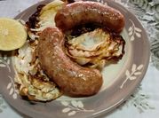 Una foto de repollo con chorizos