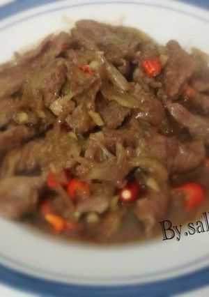 Foto resep Spicy beef teriyaki