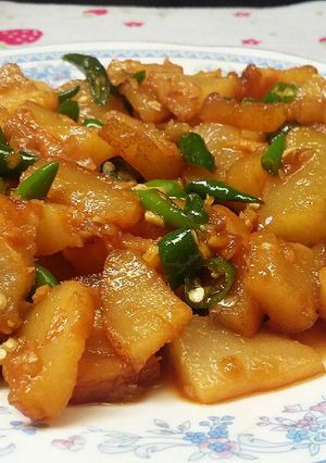 Foto resep Oseng Kikil Cabe Ijo