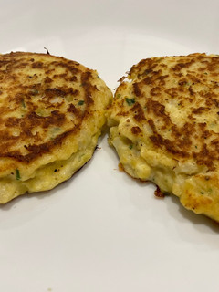 Una foto de Hamburguesas de Bacalao