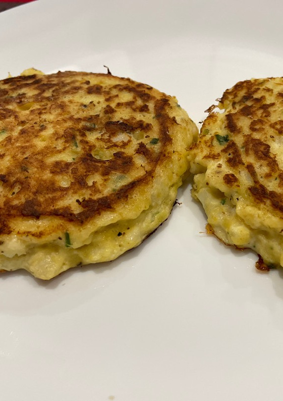 Una foto de Hamburguesas de Bacalao