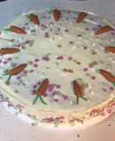 Κέικ καρότου με κρέμα βουτύρου