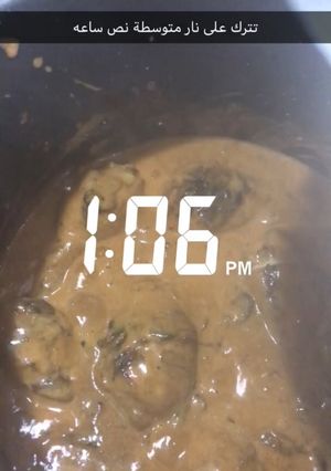 صورة لوصفة دجاج ومكرونه بالصلصه البِنك