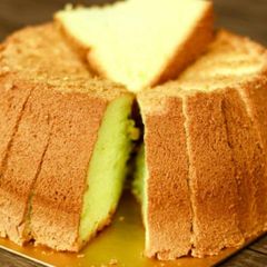 A picture of Pandan Cake.