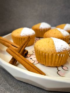 عکسی از دستور پای سیب یا کاپ کیک سیب (Apple Cupcakes)
