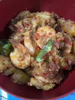 Foto resep Sambelan Kentang Udang