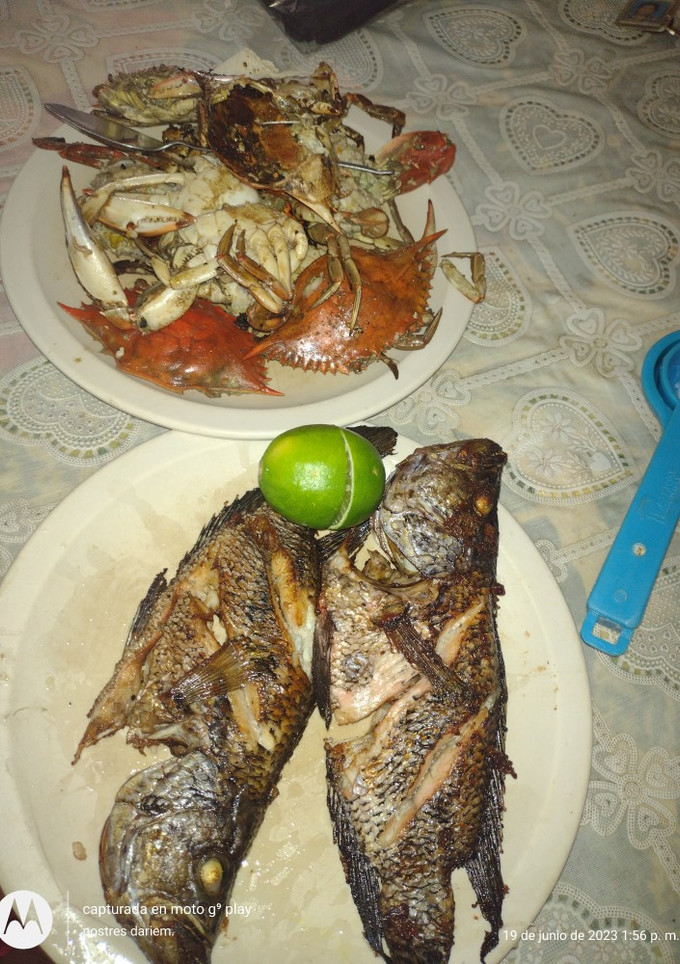 Una foto de Jaibas al ajillo