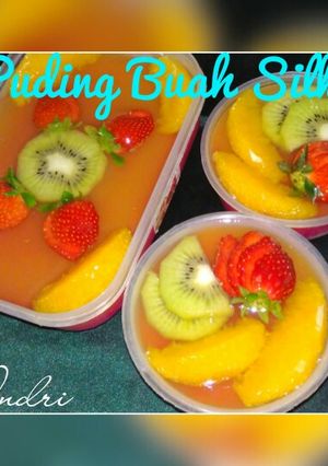 Foto resep Puding Buah Silky