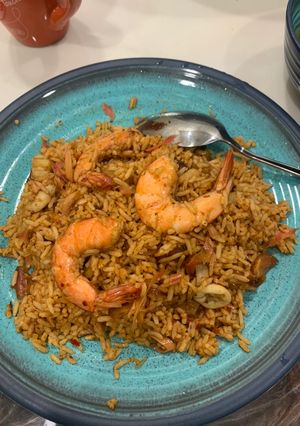Gambar Nasi Goreng Bunga Kantan Seafood