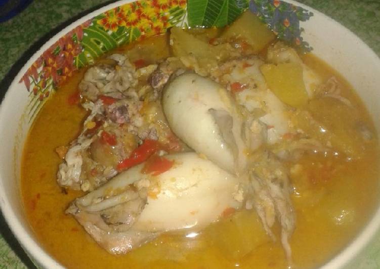 Resep Cumi kuah santan Lezat