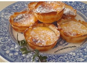 Foto principal de Tartitas de queso al limón -suspiros de amantes-