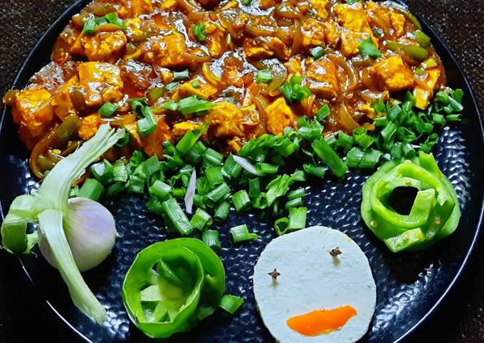 How to Prepare Eric Ripert Chilli paneer semi gravy