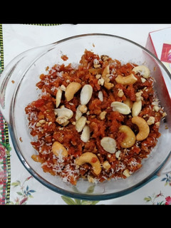 A picture of Carrot Halwa.