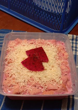 Foto resep Setup roti tawar buah naga