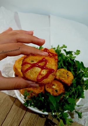 عکسی از دستور لقمه سرخ شده