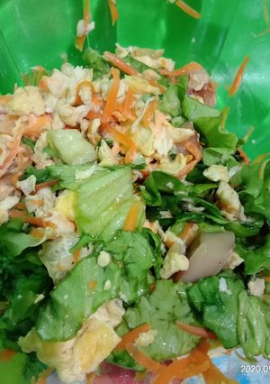 Foto resep Salad selada sederhana