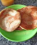 Hotcakes de manzana con canela