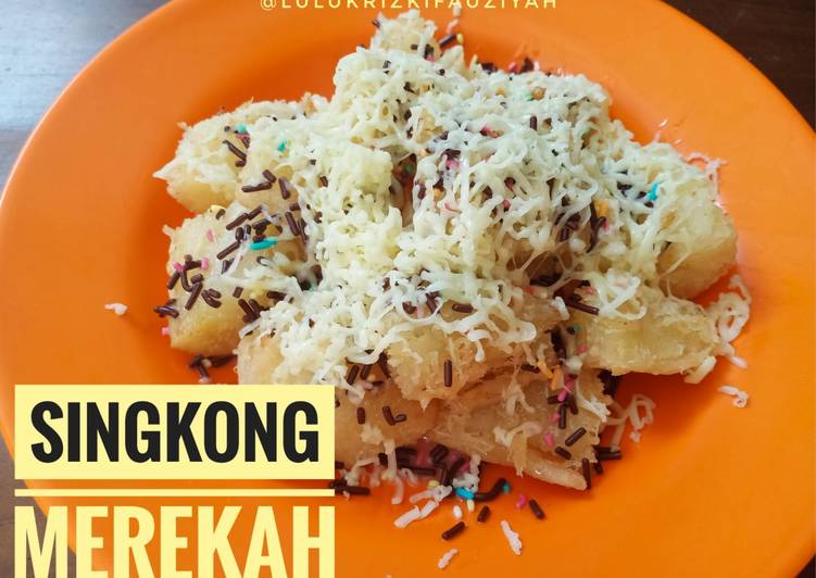 Cara mudah mengolah Singkong Merekah yang Enak Banget