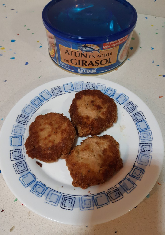 Una foto de Burger crocante atún