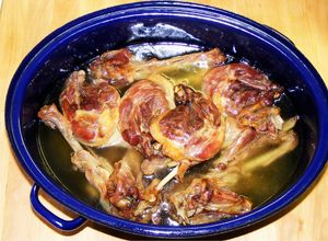 Konfitált  libacomb recept fotója