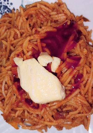 A picture of Butter cashew noodles.