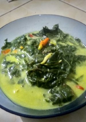 Foto resep Sayur Daun Singkong teri nasi