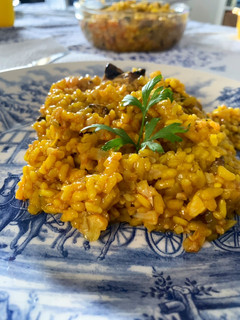 Una foto de Arroz de verduras en thermomix